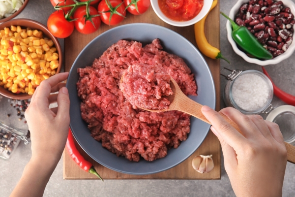 Extra fijn gehakt (gekruid)