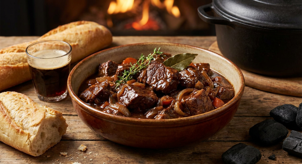 Barbecue Stoofvlees in Donker Bier &ndash; Malser Rundvlees met Zomerse Smaak