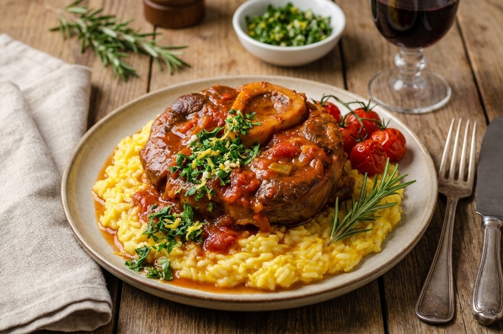 Ossobuco alla Milanese met frisse gremolata