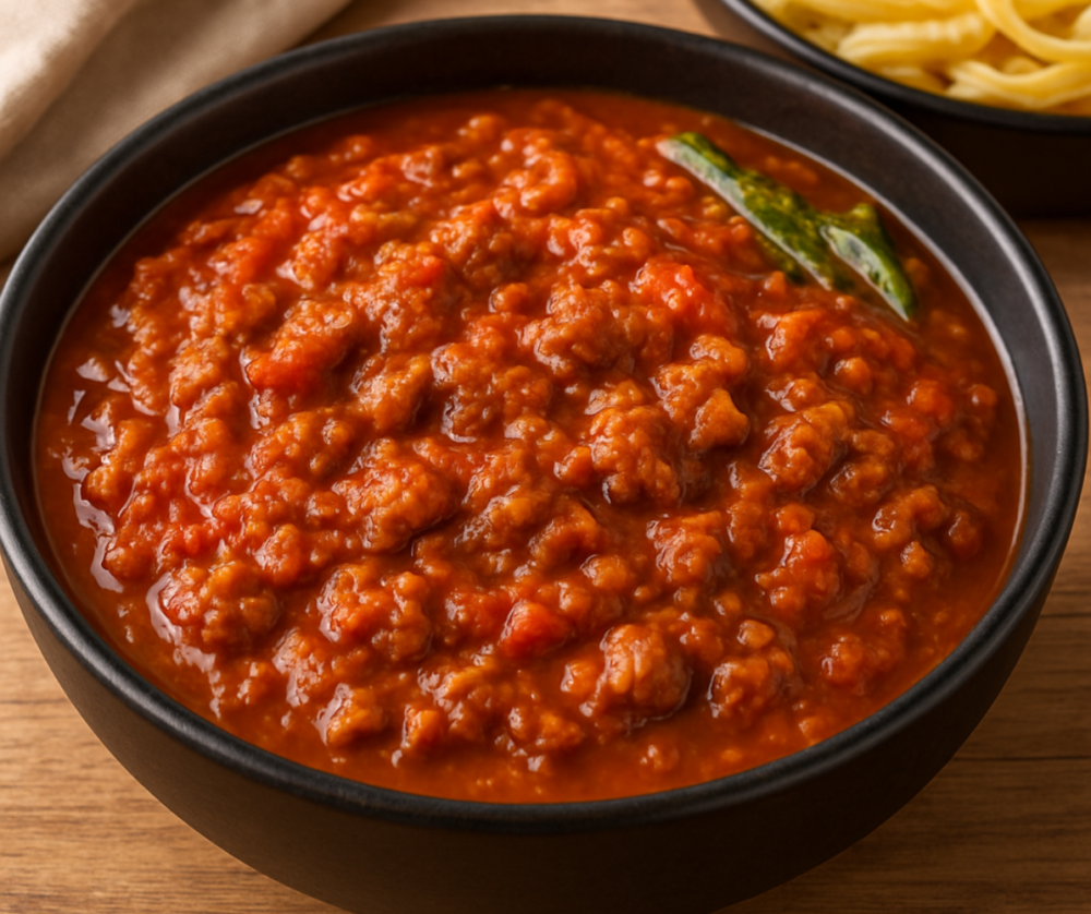 Tomatensaus met gehakt